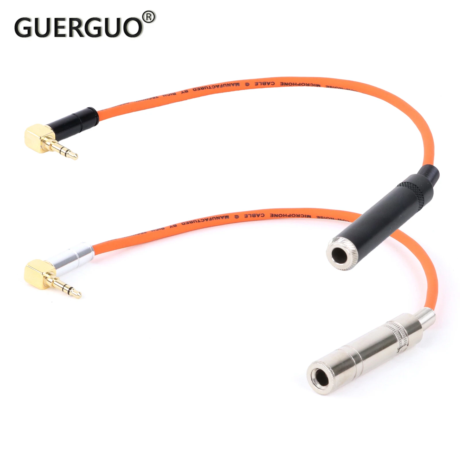 3.5mm 1/8inch to 6.35 mm 1/4inch TRS Jack Cable 3.5 Male Jack Stereo to 6.35 Female Stereo Extension Cable Audio Line Adapter