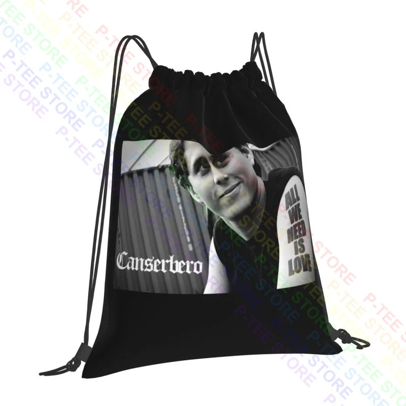 Canserbero Venezuelan Singer Songwriter Band Popular Premium Drawstring Bags Gym Bag Creative Outdoor Running