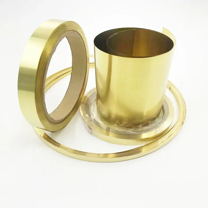 H62 Brass Strip Foil Shim Sheet Thin Gasket Plate thickness 0.01/0.02/0.03/0.04/0.05/0.08/0.1/0.2/0.3/0.4/0.5/0.6/0.7/0.8/1mm