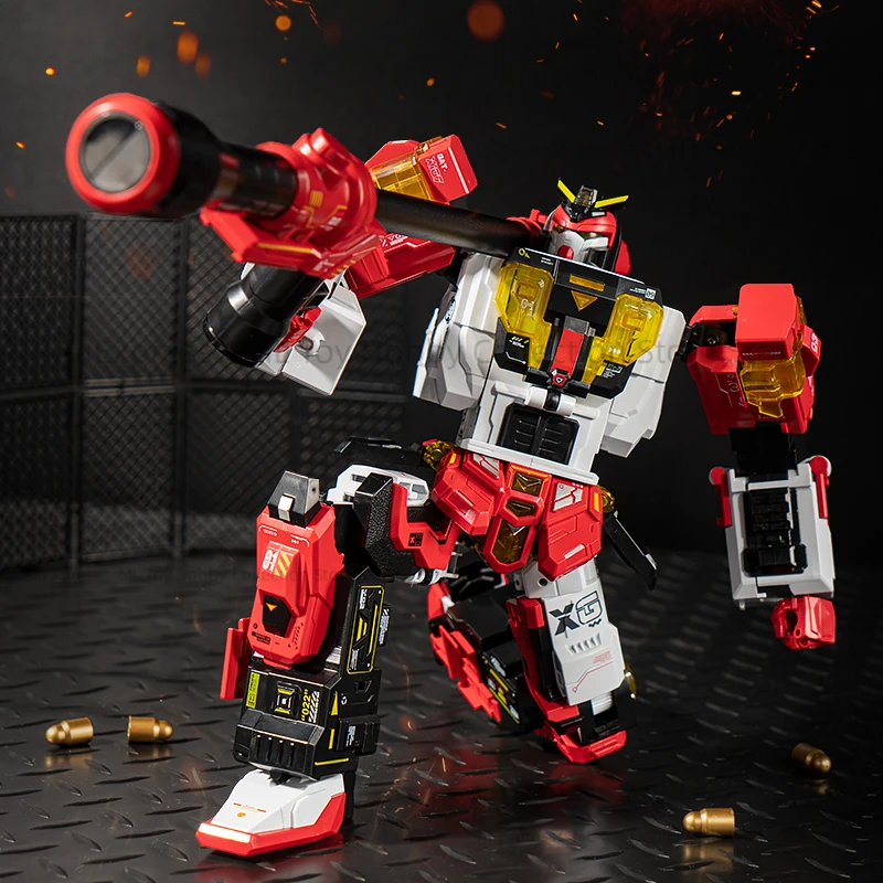 متوفر في المخزون ألعاب متحولة WK-125 WK125 قناص ثقيل التحول الميكانيكية روبوت عمل أرقام مروحة الهوايات اللعب أرقام