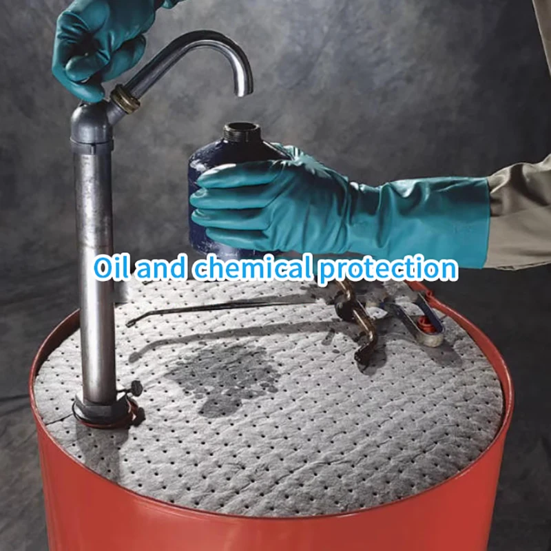 Saugfähige Pads mit 22 Zoll Durchmesser für 55-Gallonen-Trommeln, ölabsorbierende Matte, Fassdeckel-Ölmatte