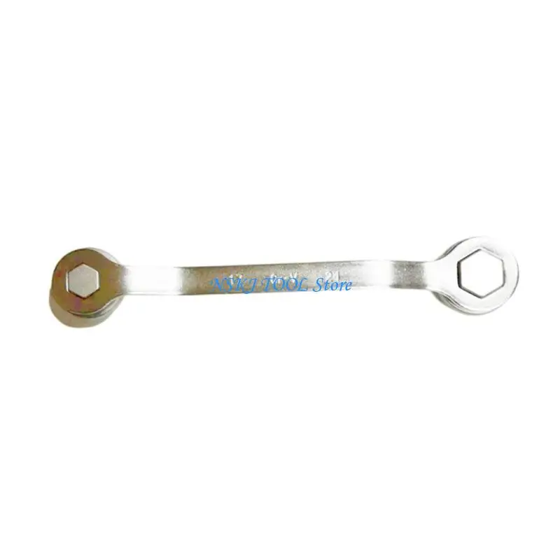

L8RC Essential Hand Tool Hexagonal Wrench Spanner 17mm/24mm for Motorbike Enthusiasts