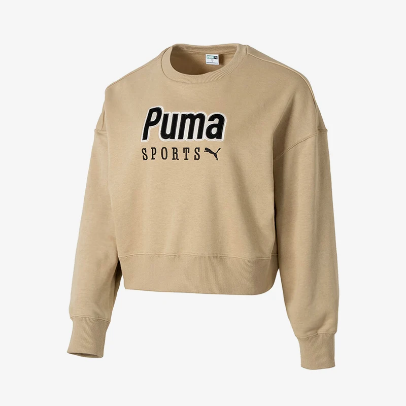 

PUMA Genuine New Women's Retro Round Neck Casual Pullover Sweatshirt 626169-83