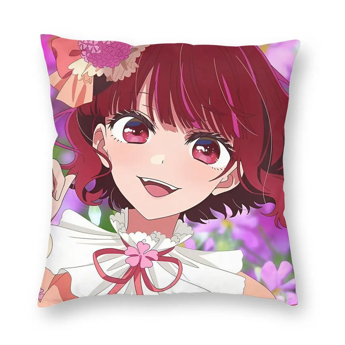 Oshi No Ko Kana Arima Anime Square Pillowcase Pillow Cover Cushion Decor Comfort Throw Pillow for Home Car