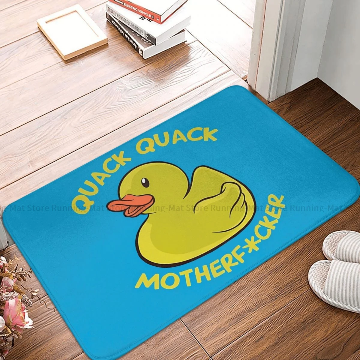 Rubber Duck Kitchen Non-Slip Carpet Quack Quack Living Room Mat Entrance Door Doormat Floor Decoration Rug