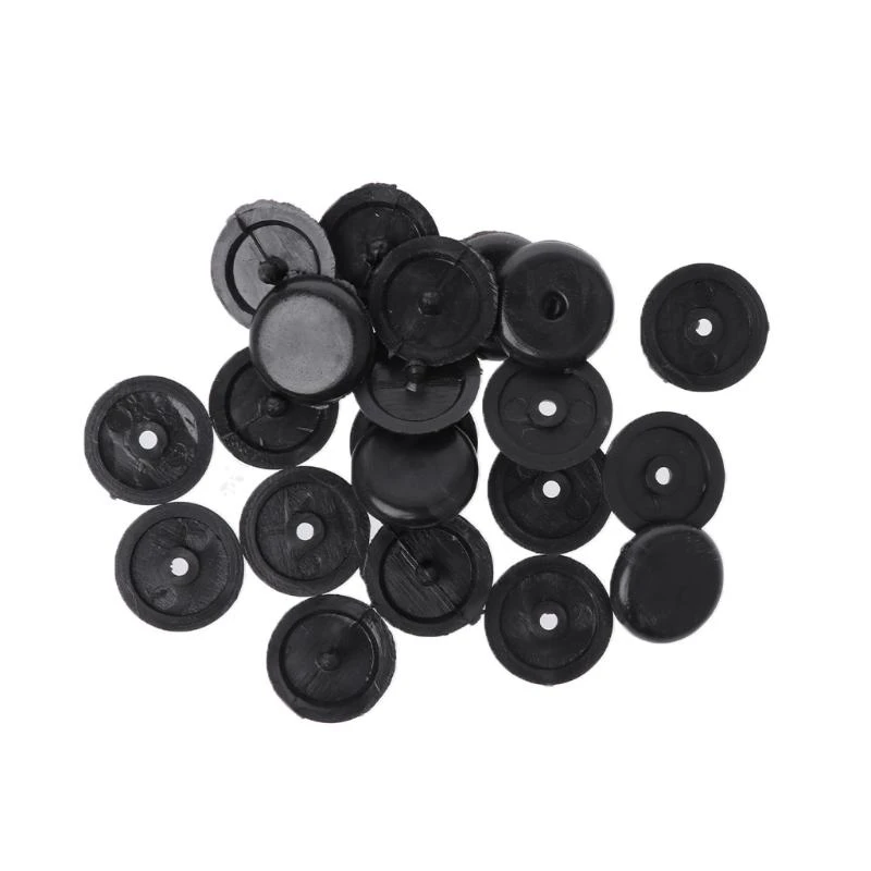 10 Pcs for Seat Belt Buckle Holder Fasteners Clips Stop Button For