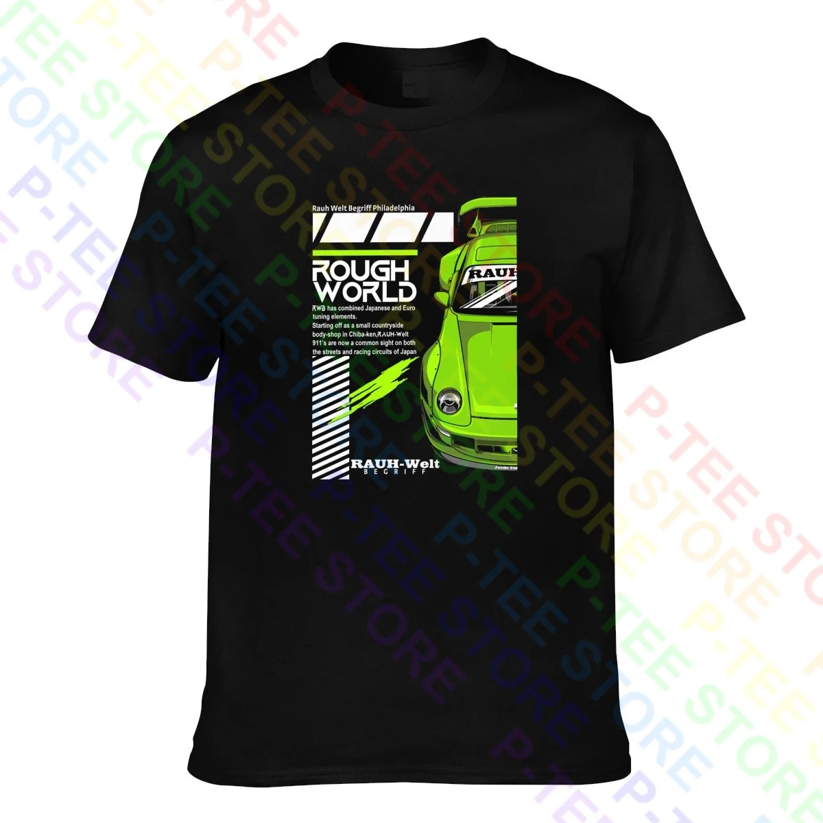 Rauh Welt Rwb T-shirt Tee Shirt Best Retro Classic Comfortable