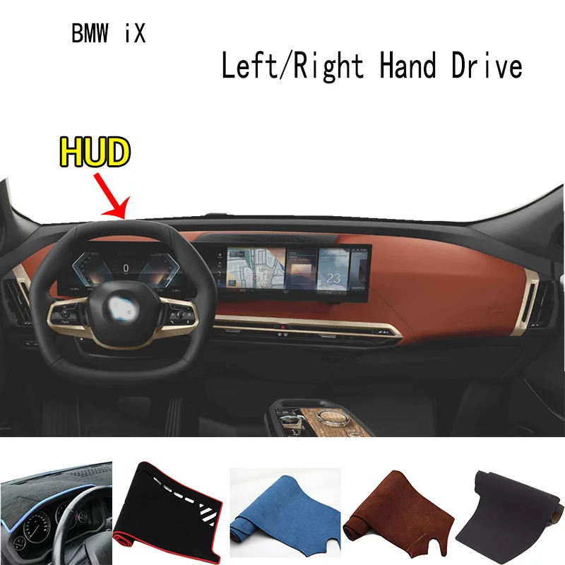 For 2022 2023 2024 BMW IX Accessories Dashboard Cover Instrument Panel Dash Mat Dashmat Protective Pad