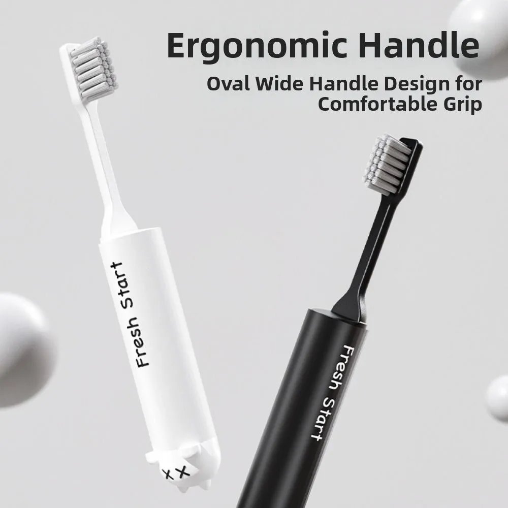 New Foldable Travel Toothbrush Portable Mini Dental Brush Soft Bristle Detachable Adult Toothbrush for Adult Business Travel