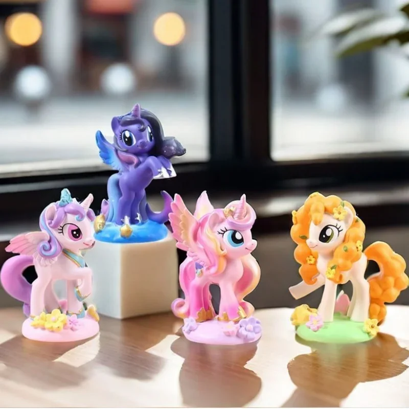 Hasbro My Little Pony Flurry Heart Princess Cadance Leuke Cartoon Blind Box Figuur Creatieve Anime Film Desktop Ornament Geschenkdoos