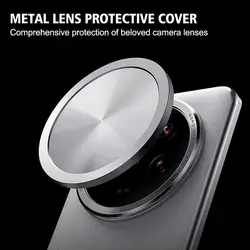 for xiaomi 14 Ultra Metal Lens Cover Filter Adapter Built-in Soft Rubber Pad For Tight Fit