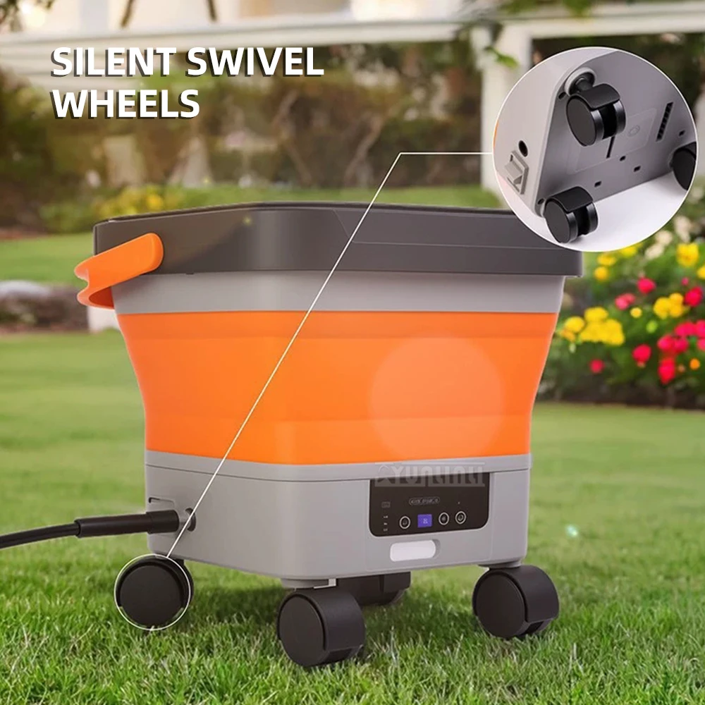  Easy-to-Store Car Cleaning Wonder,Home-Use High-Pressure Car Wash Machine:  High-Powered,Foldable, Portable, Multifunctional