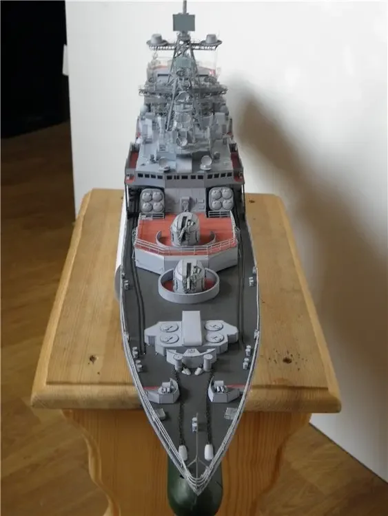 1/280 бумажная модель Harlem Russia Dreadnought ракетный разрушитель Адмирал военный корабль DIY игрушка ручной работы