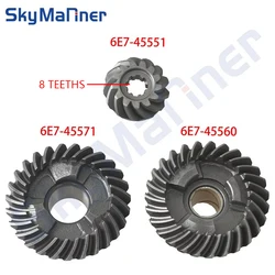 Gear Kit 6E7-45560 6E7-45571 6E7-45551 For Yamaha Gear Set 2T Outboard Motor 9.9HP 15HP 4T 20HP 6AH 6E7-45560-00 6E7-45571-00