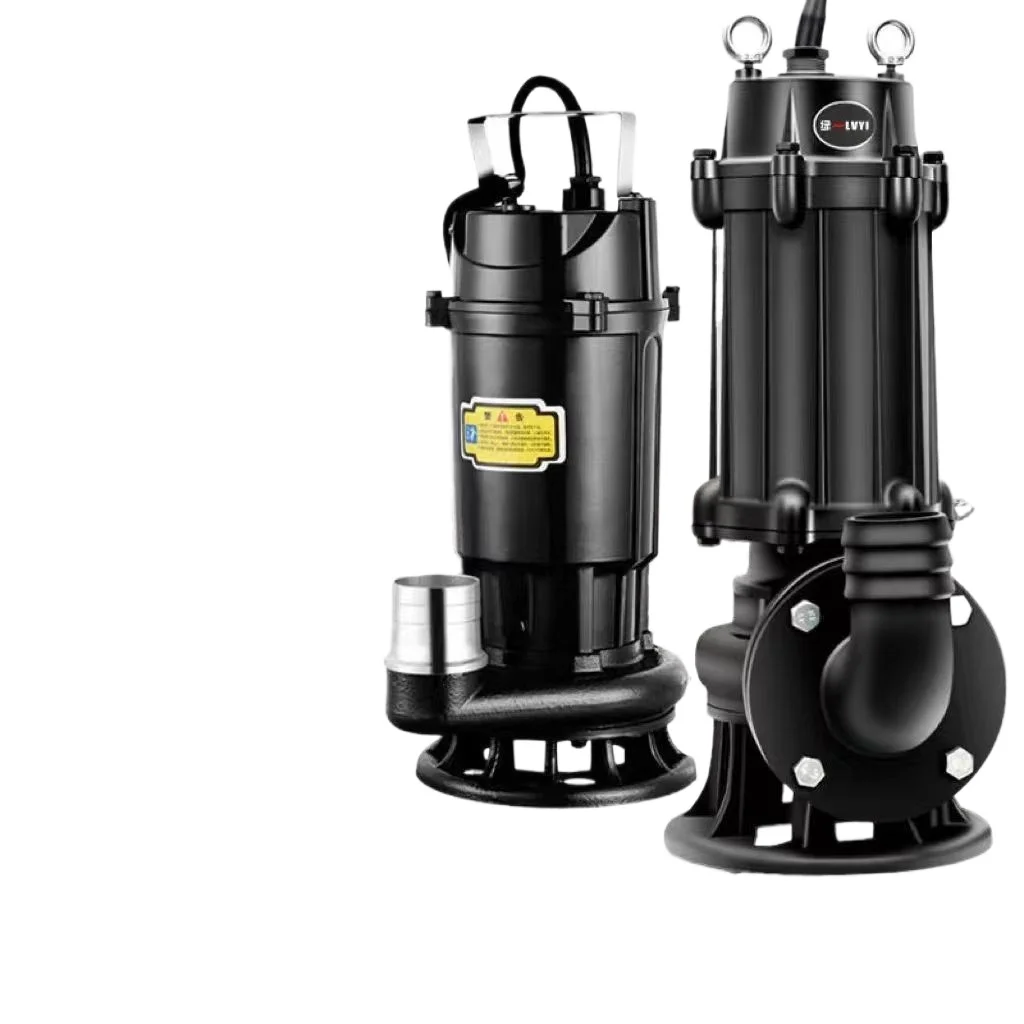 

Cutting sewage pump 220v mud sewage pump Small household submersible pump Water