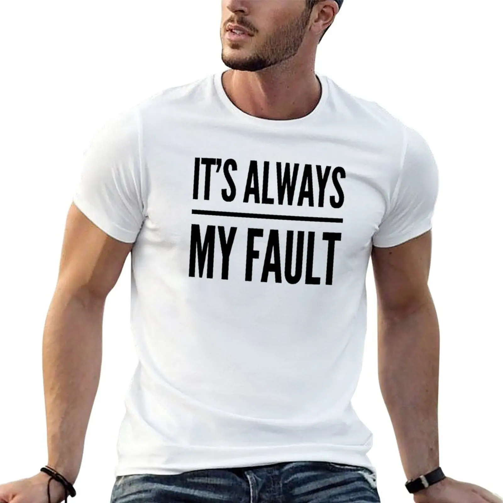 

t shirt Its fit T-Shirt man My shirts t Fault pack slim cotton for Always