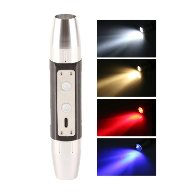 

DX6 USB Rechargeable 6 Lights Expert Jade Flashlight Bright Torch For Jewelry Appraisal