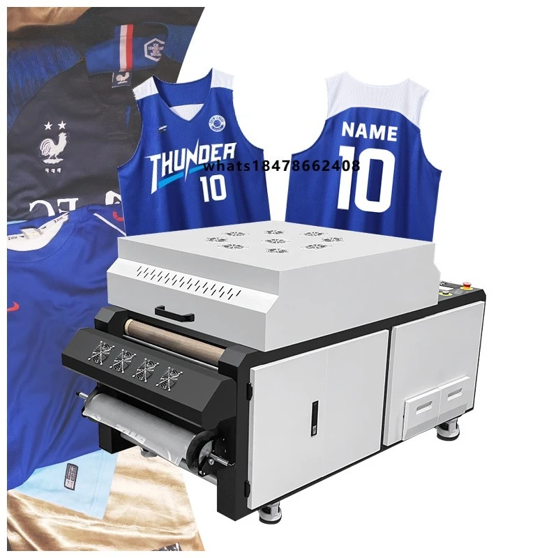New Full-Automatic DTF Inkjet Heat Transfer Printing Machine with Sublimation Ink for T-shirt Printing