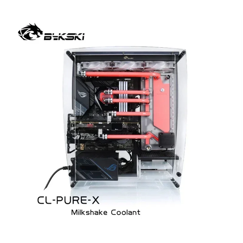 Bykski 500ML Computer Coolant Milkshake Anti-corrosion Thermal Liquid For PC Water Cooling System / Pink White Orange CL-PURE-X