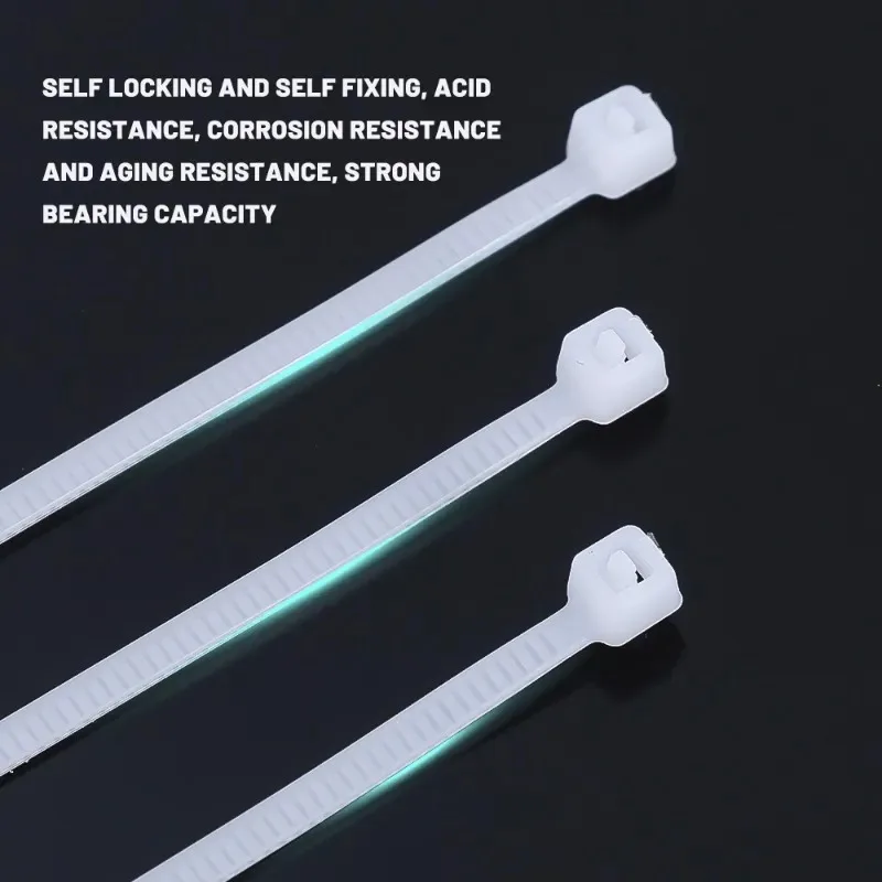 DC VOLTAGE Fascette stringicavo resistenti, 300 mm x 3,6 mm, 30,5 cm, ultra resistenti, 22 kg, resistenti alla trazione, in plastica resistente ai raggi UV, extra lunghe, per uso esterno