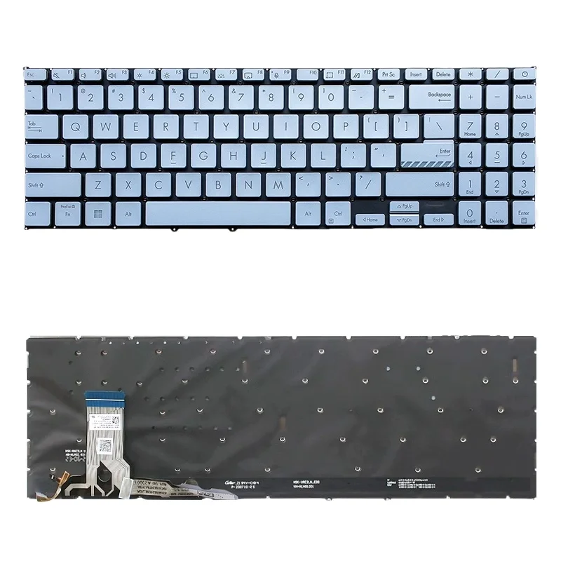 Laptop Keyboard For ASUS Vivobook 16X K3605ZV/VC 15X K3504 M3504 S3504 E1504F With backlit US клавиатура  keyboard  keyboards