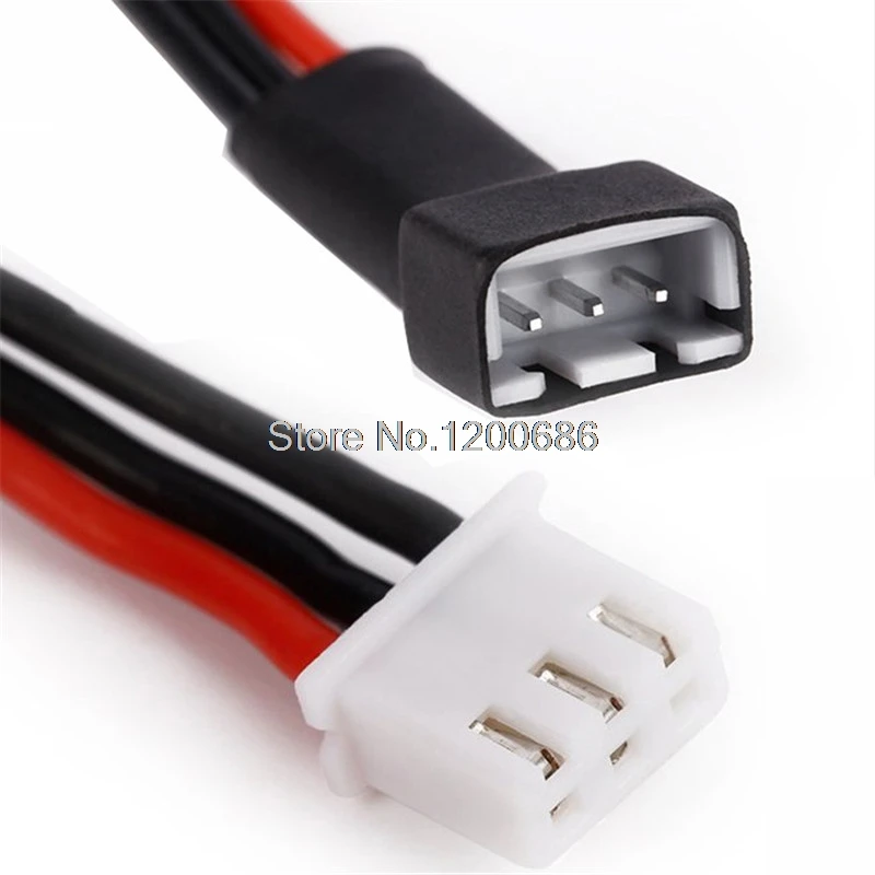 6P 20CM 22AWG Silicone Wire RC Lipo Battery 2S-6S Balance Charging cable Extension wire harness XH 2.54 XH2.54