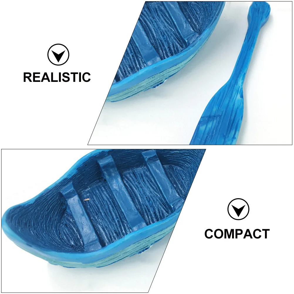 

1Set Artificial Sailboat Aquarium Decor Simulation Resin Rowboat Fish Tank Decorative Imitation Aquarium Accessory Ornament