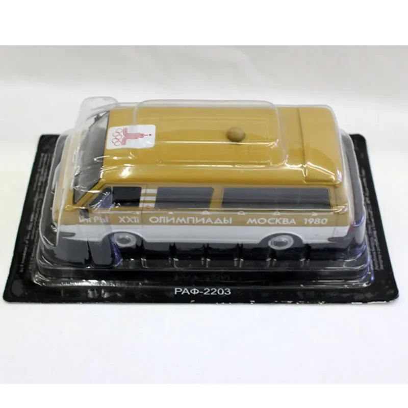 1:43 Scale CLassic Russia RAF-2203 Latvia Van Car Diecast Alloy