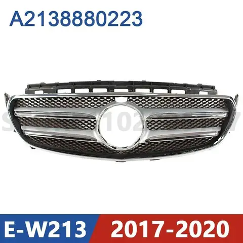 프론트 범퍼 라디에이터 그릴, 2017-2020 W213 메르세데스 벤츠 E200 E220 E260 E300 E350 400 E450, A2138880223 2138880223