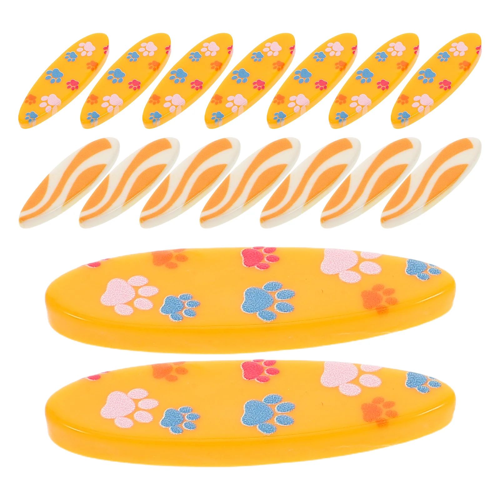 

20Pcs Resin Miniature Surfboard Crafts Mediterranean Style Beach Theme Home Office Party Decor Nautical Surfboard Decoration