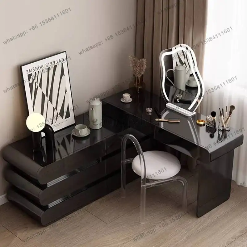 ld Modern Mobile Dressing Table Bedroom Makeup Storage Drawers Living Room Luxury Vanity Table Cosmetics Vestidores
