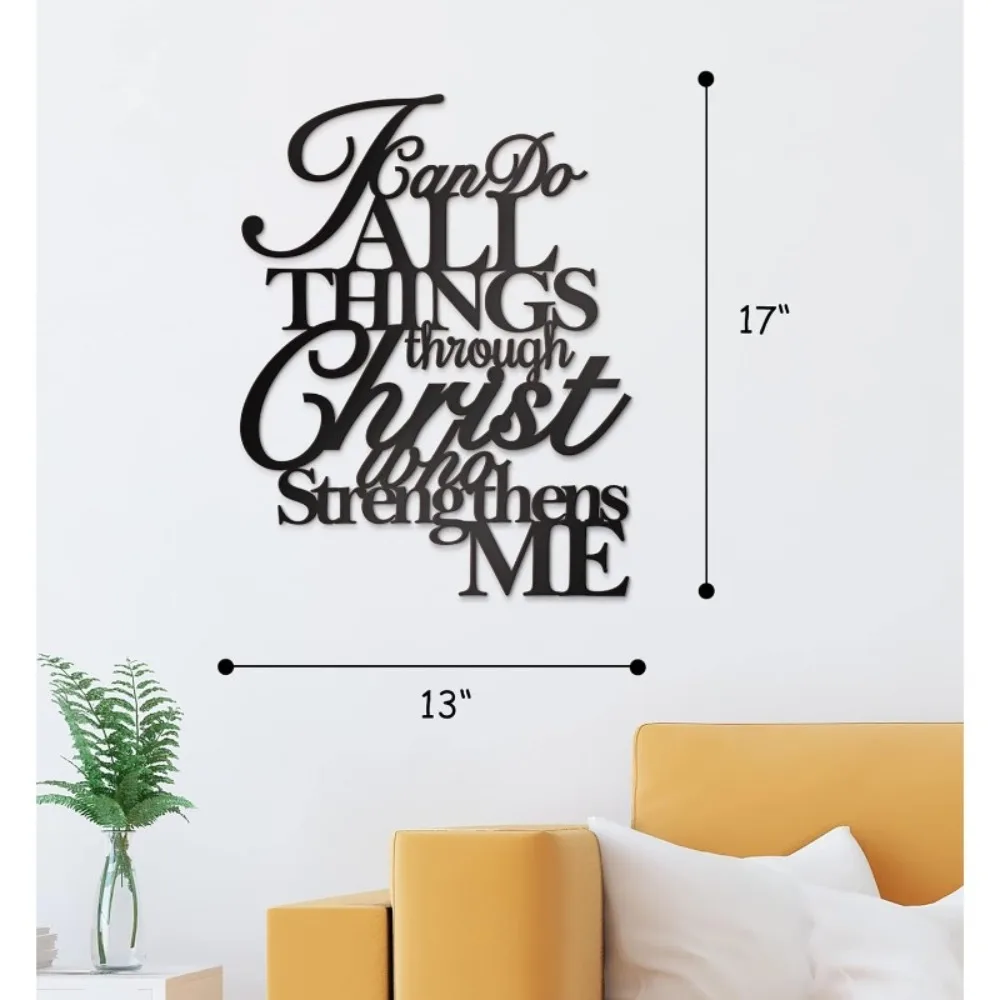 1PC Iron Wall Art 