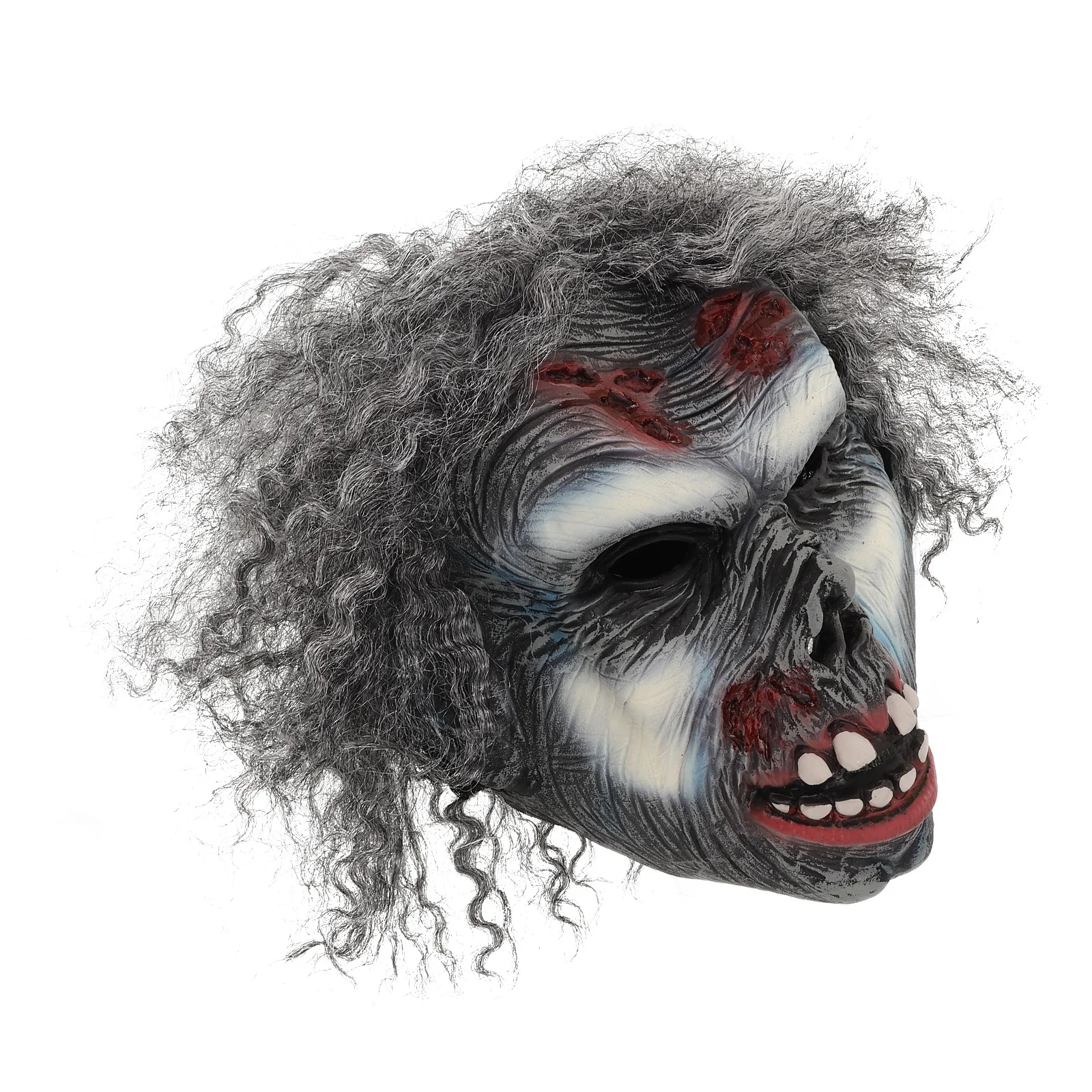 

Creepy Halloween Mask Scary Full Face Headgear Lightweight Durable Nylon for Cosplay Masquerade Horror Party Halloween Full Mask