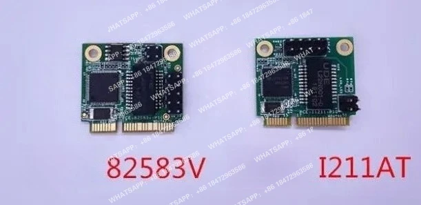Сеть mpcie-1&2P Mini PCIE MINI PCI-E к сети MPCIE к LAN 10/100/1000 Мбит/с RJ45 Порт i211 82583V 82574 Ethernet Dual LAN