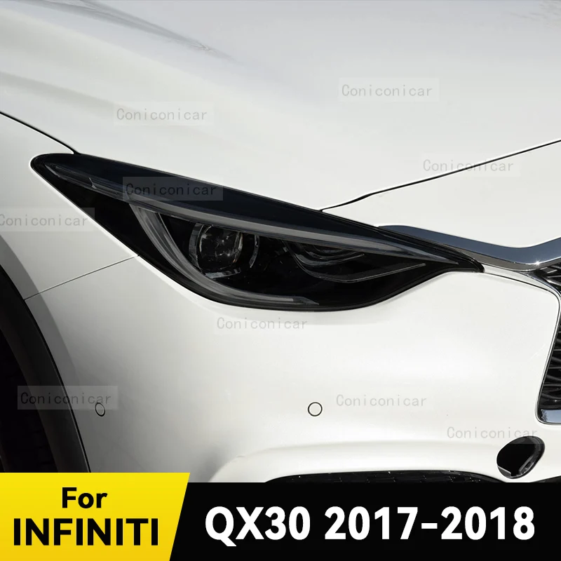 

For INFINITI QX30 2017 2018 Car Exterior Headlight Anti-scratch TPU PPF Protective film Anti-scratch Repair film Car Accessories