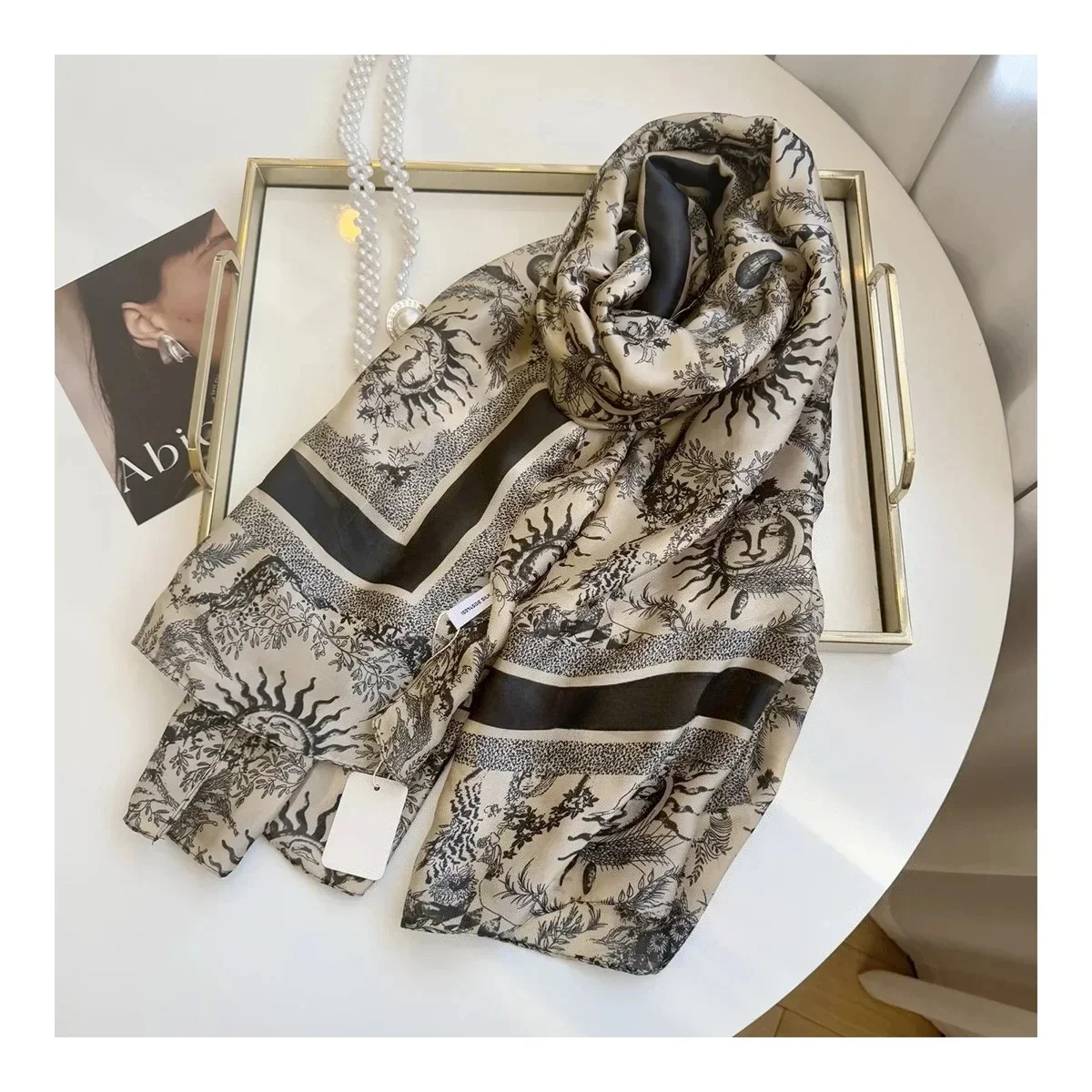 

Новый шелковый атласный длинный шарф для весны и лета, для путешествий, с кондиционером, для комнаты, незаменимый размер 90-180 см