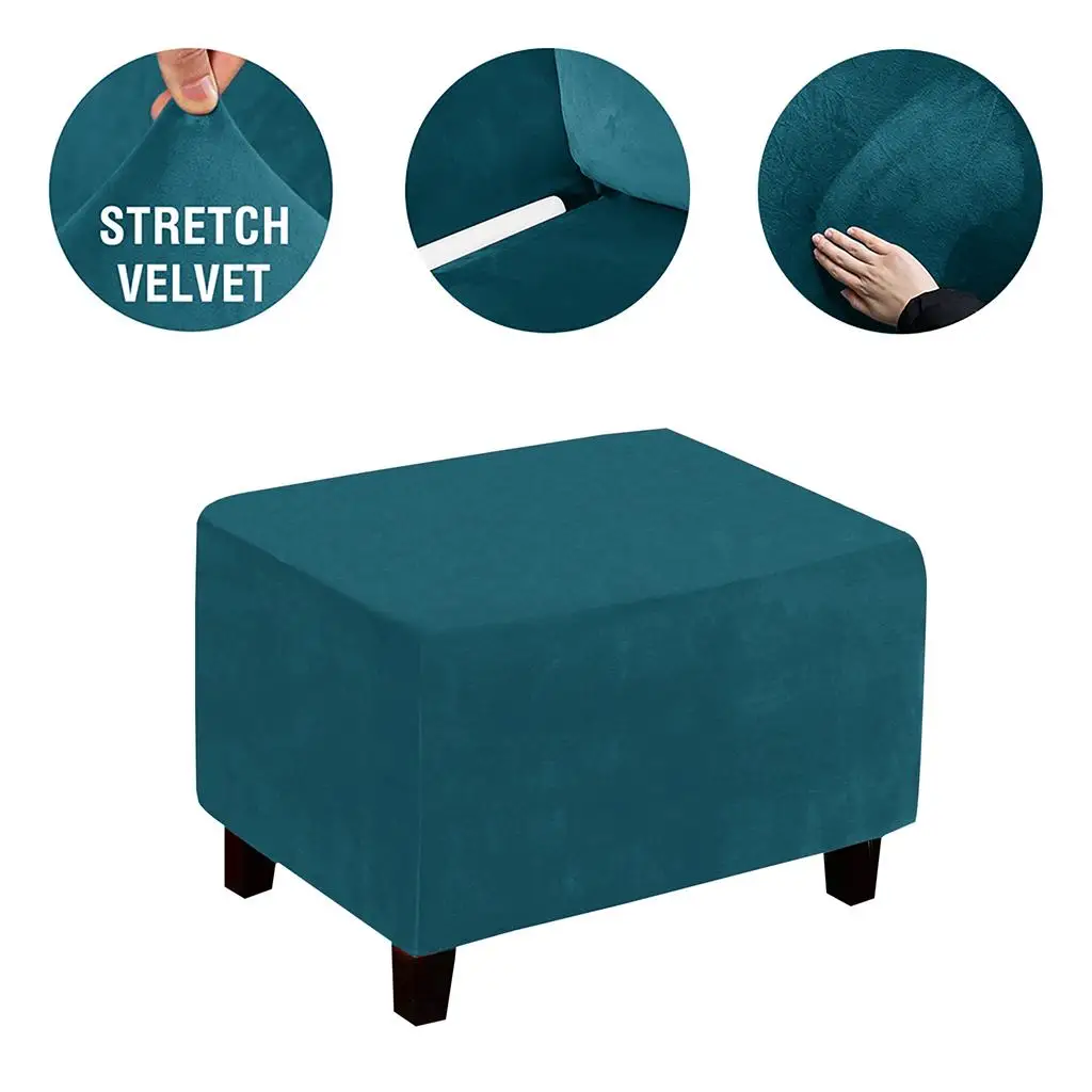 Footrest Slipcover Protector Home Accessories Living Room Easy Wash Washable