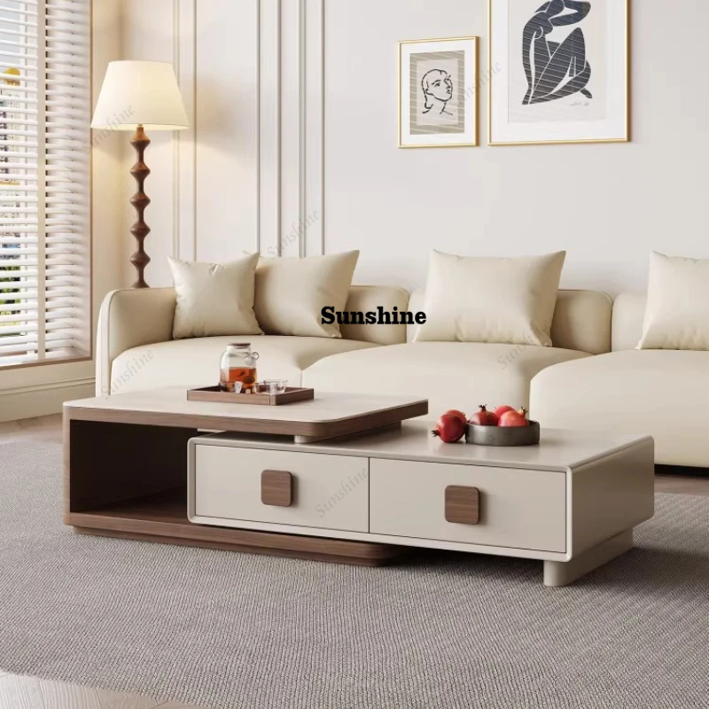 

Скандинавский журнальный столик для гостиной с местом для хранения, современный, компактный, гибкий, премиум-класса, минималистичный, уникальный, мебель для дома
