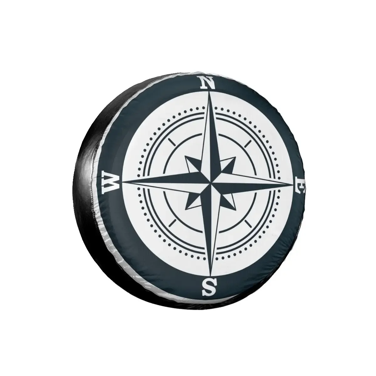 

Compass 14" 15" 16" 17" Inch Leather Spare Tire Cover Protector Case Bag Pouch Protector Car Tyres for Jeep Hummer Accessories