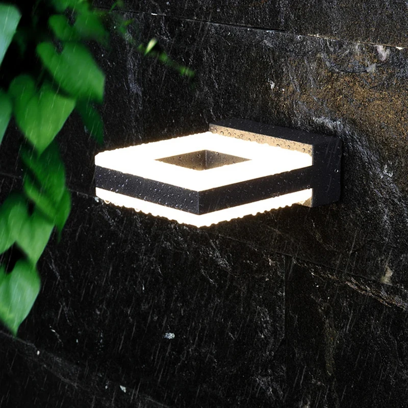 Imagem -06 - Outdoor Impermeável Led Wall Lamp Iluminação Varanda Varanda Jardim Banheiro Corredor Ip65