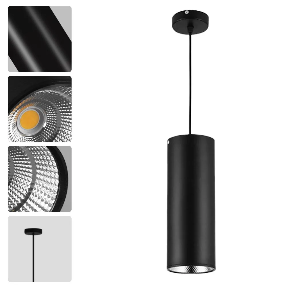 

7W LED Cylindrical Chandelier Long Ceiling Pendant Light Kitchen Decoration Modern Home Lighting Cylindrical LED Chandelier