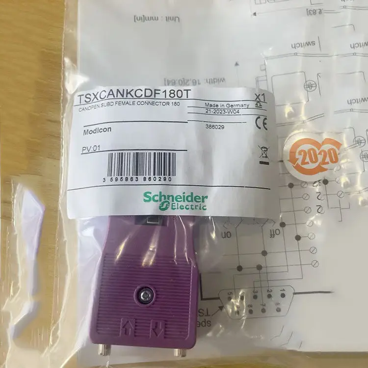 Original Schneider CANopen SUB-D 9-pin Connector TSXCANKCDF90T TSXCANKCDF180T TSXCANKCDF90TP