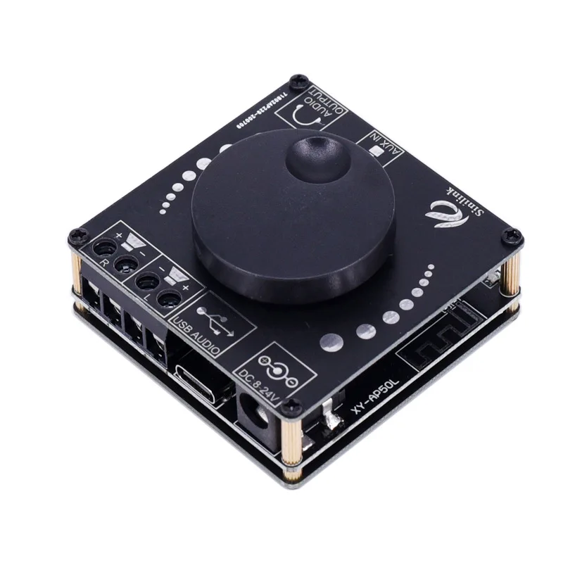 

Stereo Bluetooth Class D Digital Power Amplifier Board 12V/24V2.0 Dual Channel Audio Decoding Module 30W20W50W