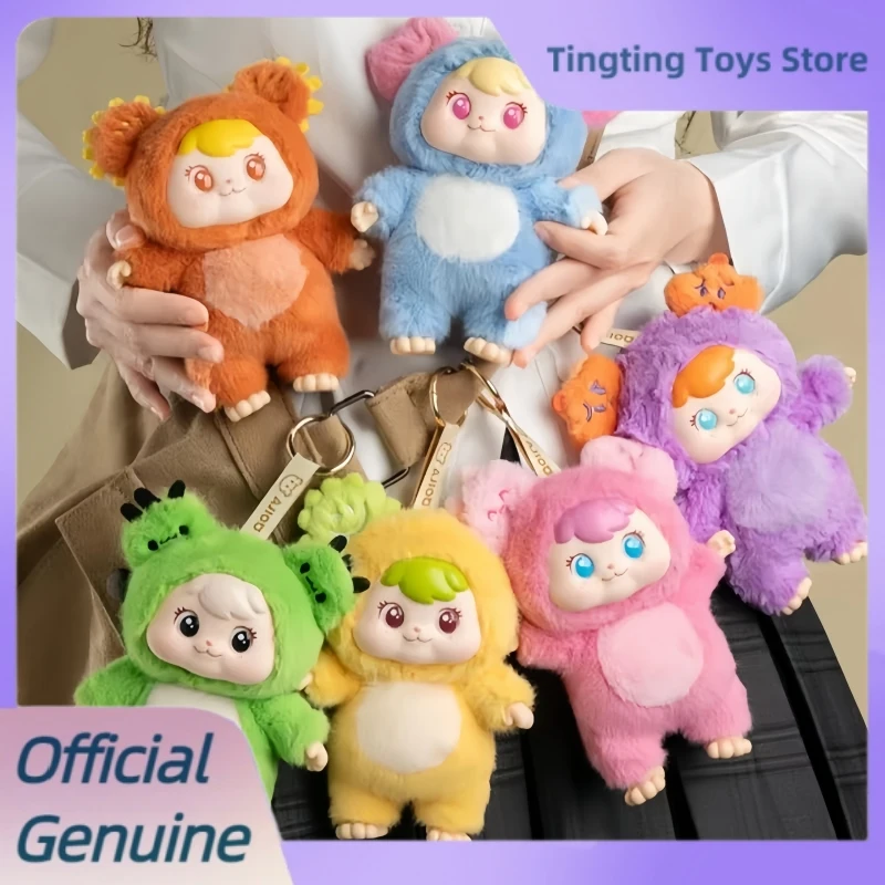 

Genuine Ajioo Plant Spirit Series Vinyl Blind Box Kawaii Vinyl Plush Bag Pendant Cute Sheep Mystery Box Bag Pendant Toy Gift