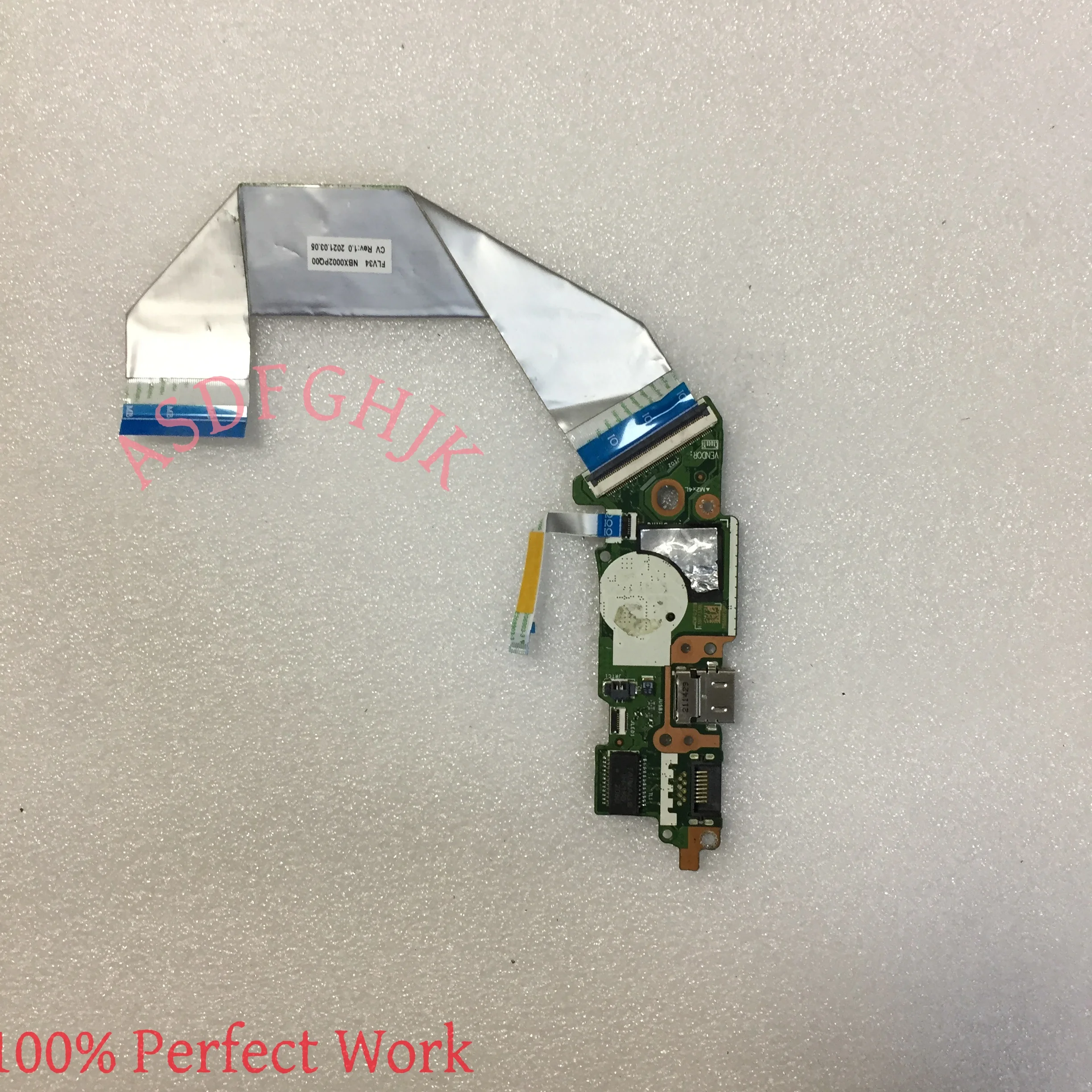 For Lenovo Thinkbook 14 15 G2 Audio Small Board Gen3 Switch Board LS-K051P WITH CABLE , Freeing shipping