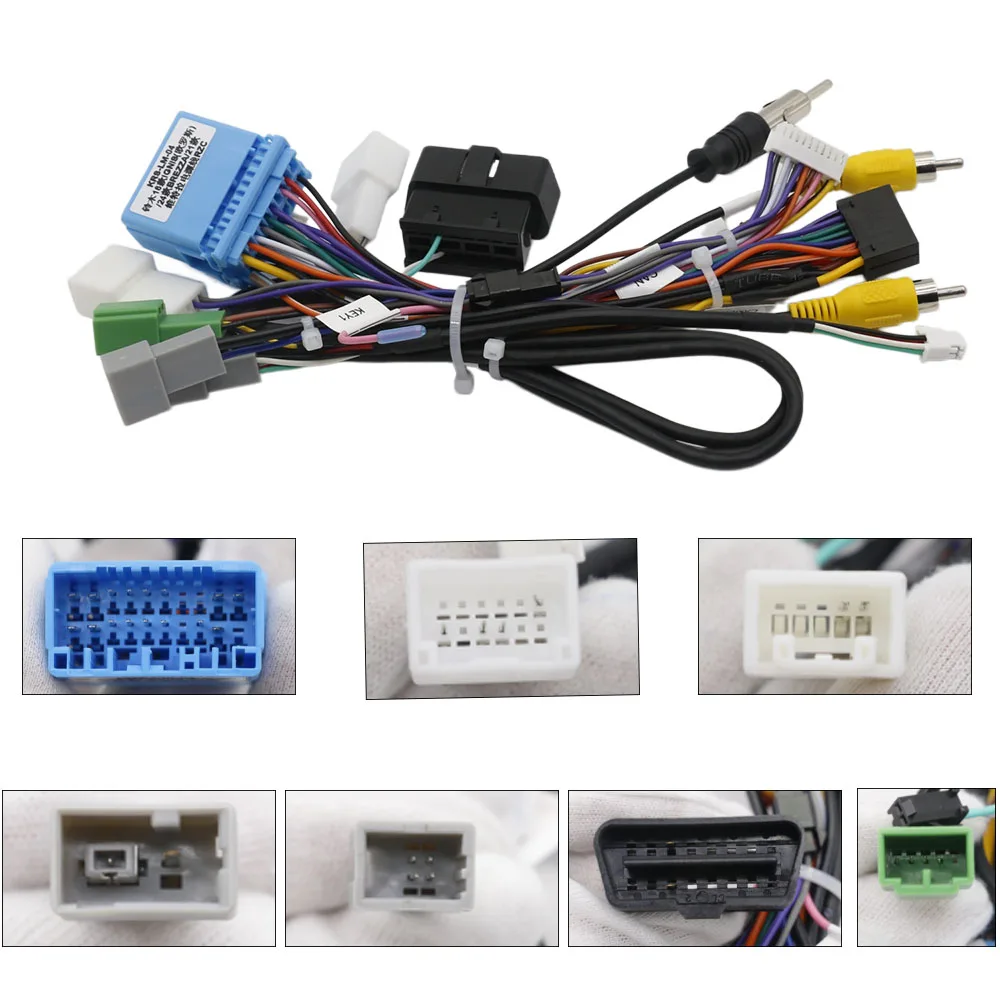 Plug and Play 16Pin Radio Harness With CANBUS Decoder For Suzuki Vitara 2021 Brezza 2024 Ignis 2016 Stereo Adapter