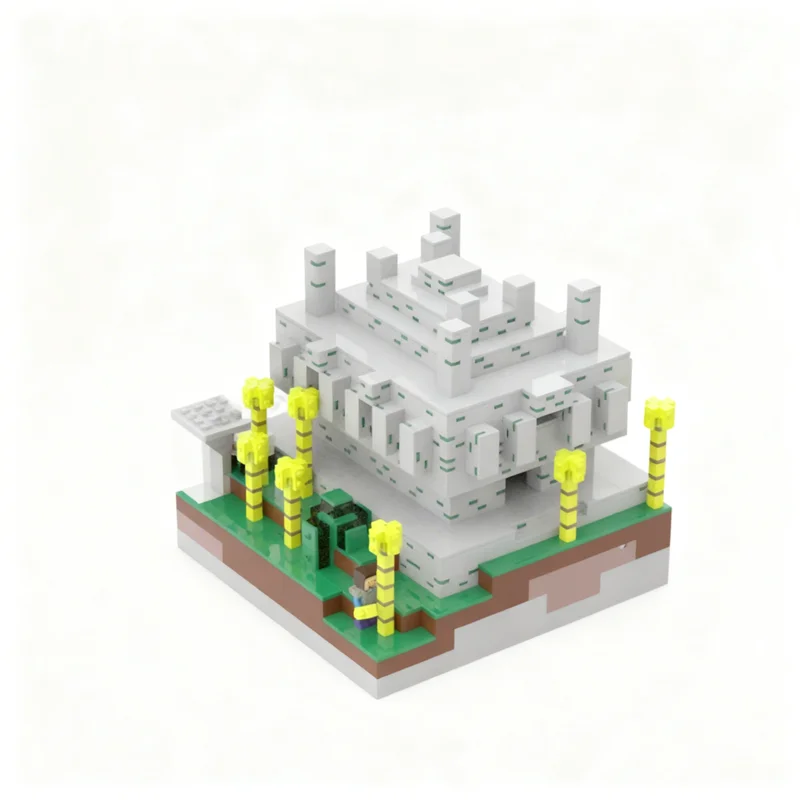 4204pcs MOC UCS Minifigure-scale Jungle Temple Model Building Blocks Toy Display Brick Education Creative Collection Assemble
