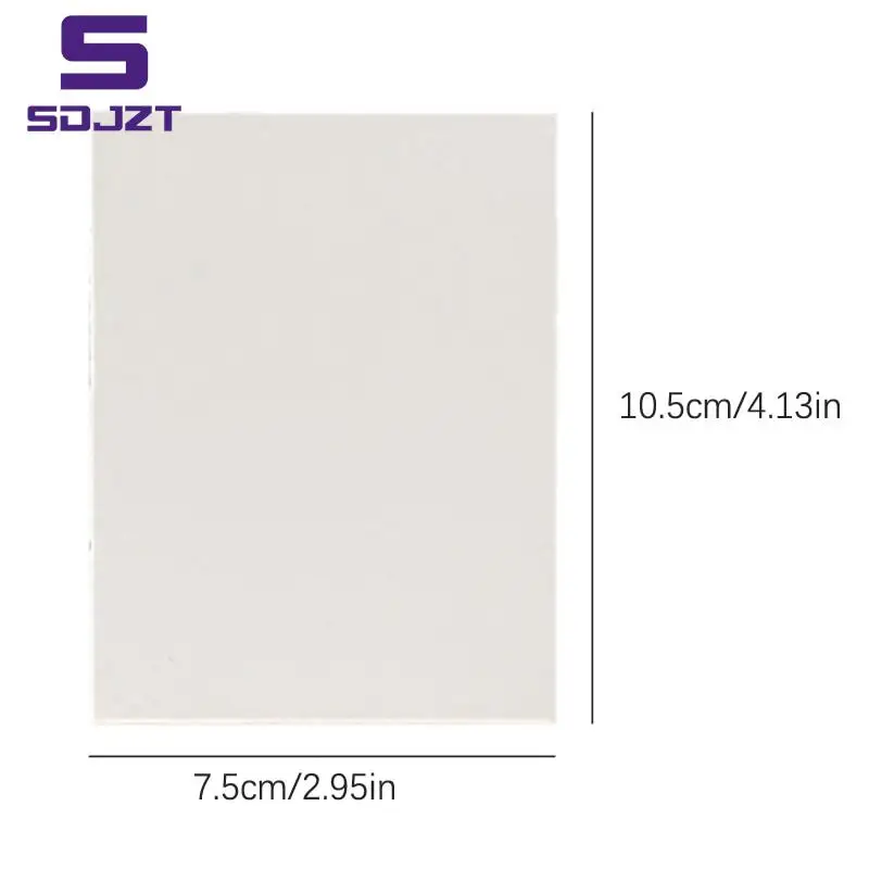 10pcs Small Card Protective Cardboard White Thicked Paper Jam Kraft Paper DIY Handmake Card Making Craft Paper Double Sided