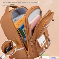 Capybara School Bag Waterproof Backpack Large Capacity Alleviate Burden Protecting Spine Widen Straps Backpack for Students Gift 5