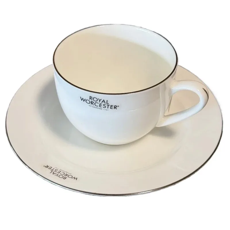 Nordic minimalist platinum bone china tableware set,hotel restaurant Western style steak plate coffee cup,home decor tableware view 6